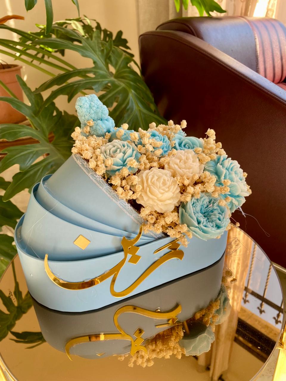 سلة من الشمع الفواح المعطر